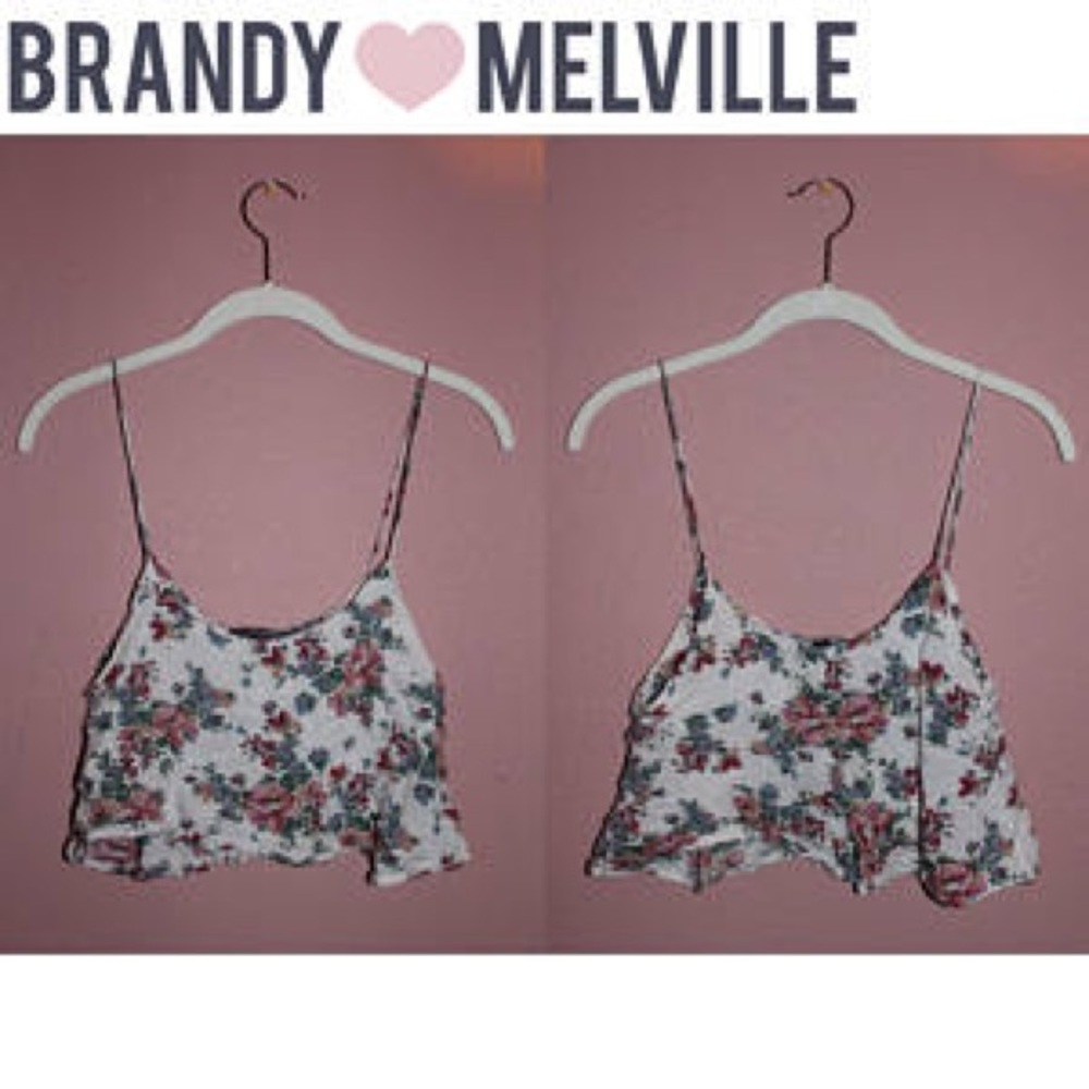 Brandy Melville crop tank top 🌸